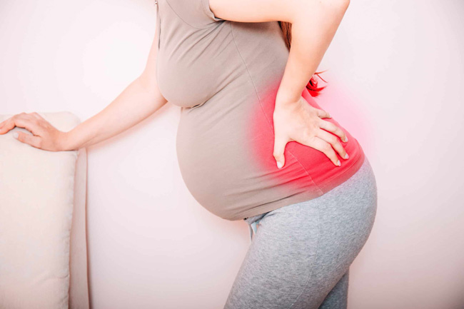 علت کمر درد در بارداری